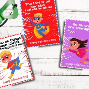 Christian Valentines -Bible Verse Valentine&#39;s- Printable Valentines - Church Valentine Hand out - Valentine Favors -  Religious Valentine