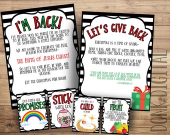 Christ Centered Elf Kit- Shepherd Activitiy- Elf Printables- Elf Kit-