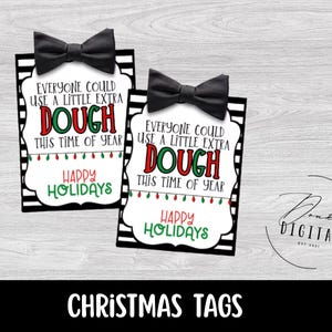 Etiqueta navideña de masa extra: imprimible (PDF)