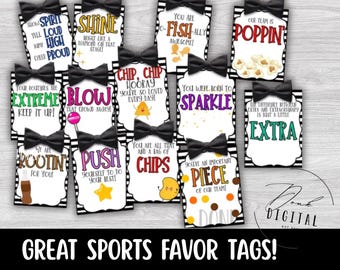 Cheerleader Gift Tag Bundle: printable (PDF Download)
