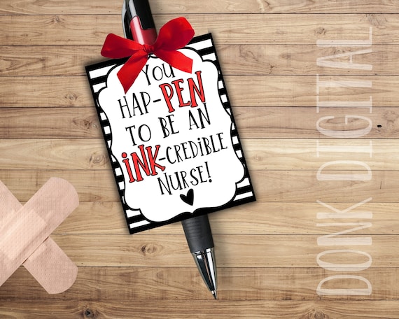 INKcredible Nurse Gift Tags: Nurse Appreciation (Digital Download)