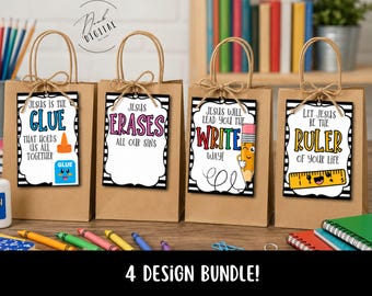 Christian School Supply Tags: Faith-Based Printable (PDF Download)