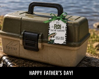 Fishing father's day gift tag: printable (PDF)
