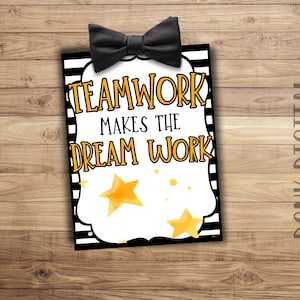 Teamwork Makes the Dream Work Tag Team Appreciation Teacher Appreciation-Employee Gift Staff Appreciation Competition Good Luck image 1