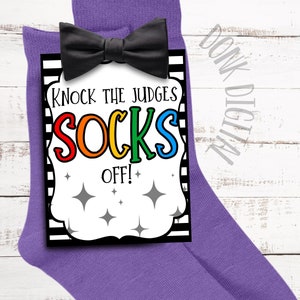 Lass die Socken der Juroren ausziehen! Geschenkanhänger: Gymnastics, Dance, Cheer (Digitaler Download)