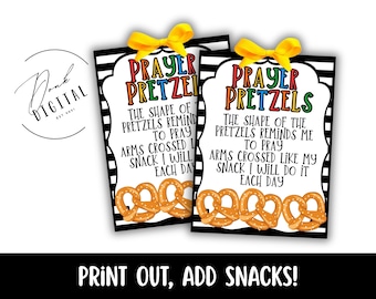 Prayer Pretzels Tags: printable (PDF)