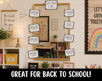 Christian Affirmation Station: Printable (PDF)
