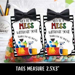 Janitor Appreciation Tag: 'We'd Be A Mess Without You' (PDF)