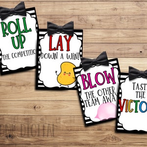 Sports Good Luck Favor Tags- PDF file Instant Download -Sports Gift Tag- Team Gift Tags- Competition Gift- Bundle