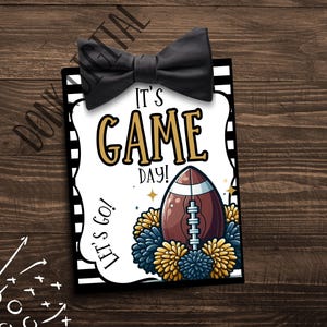 It&#39;s game day- Good luck tag - Team Gift Tags- Competition Gift- game day treat tag- Cheerleading tag