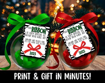 Christmas Ribbon Keepsake: digital download (PDF)