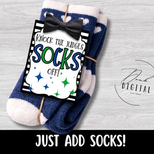 Knock the judges socks: printable (PDF file)