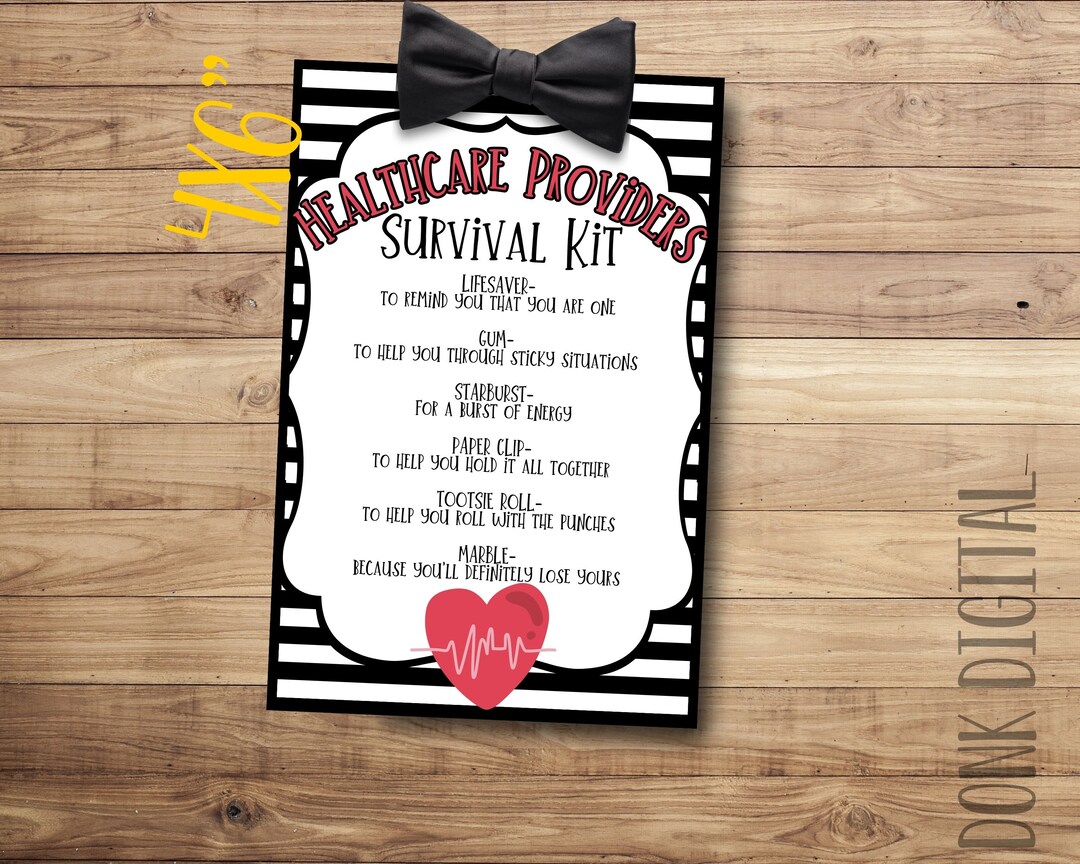 Healthcare Providers Survival Kit - Healthcare Gift - Healthcare ...