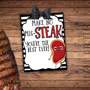 Machen Sie kein missSTEAK Sie sind der Beste aller Zeiten- Happy Fathers Day Tag- Vatertagsgeschenk
