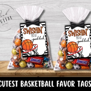 Basketball Good Luck Tags: printable (PDF file)