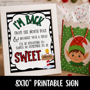 Elf Arrival Note: 'I'm Back' Christmas Tradition (PDF)