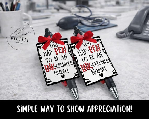 INKcredible Nurse Gift Tags: Nurse Appreciation (Digital Download)