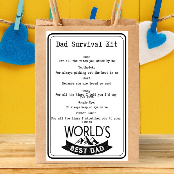New Dad Survival Kit - Etsy
