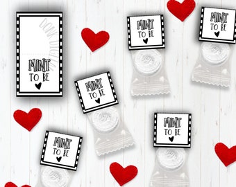 Mint To Be Tags: Hochzeit Verlobung Gastgeschenke (PDF)