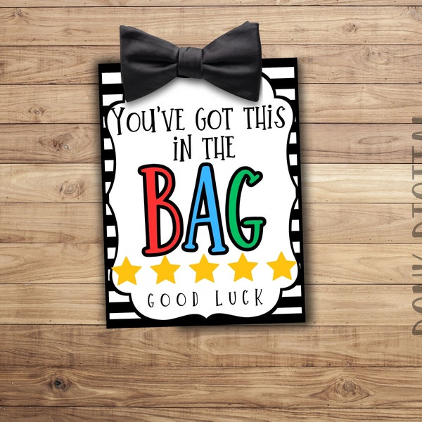Youve got this Tag - Team Appreciation -  Competition Good Luck- Bag Tags- Printable Tag- PDF