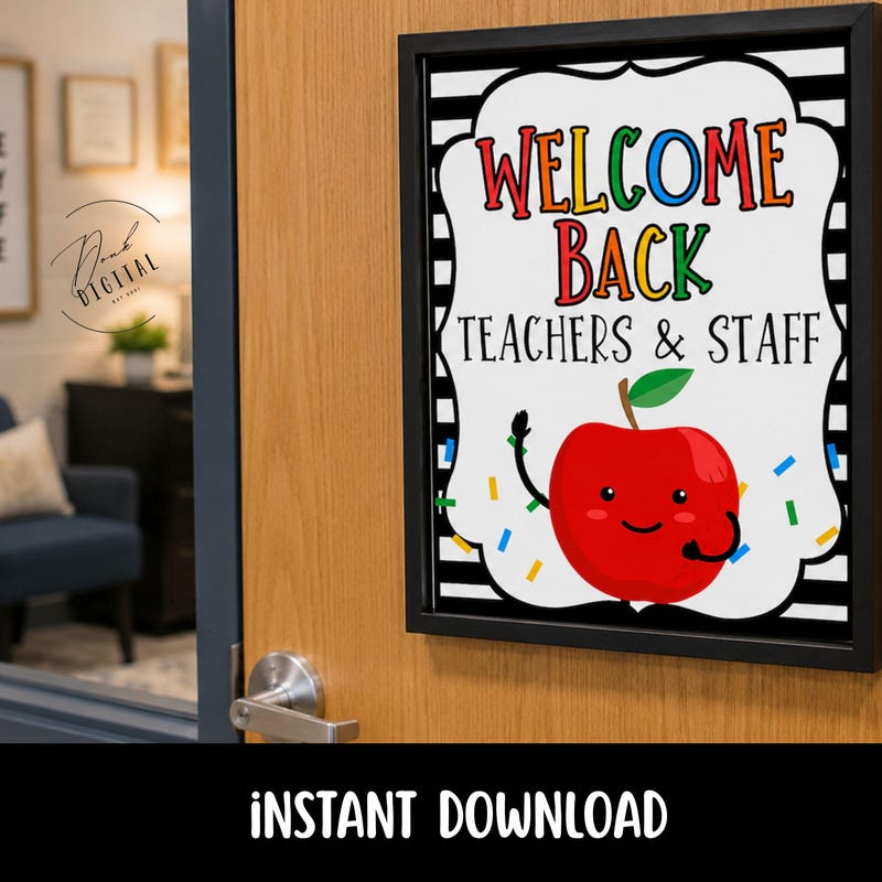 Welcome Back Posters - Etsy