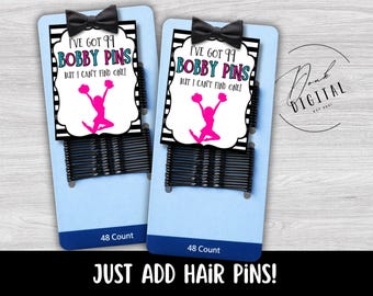 Cheer Team favor tags: printable (PDF File)