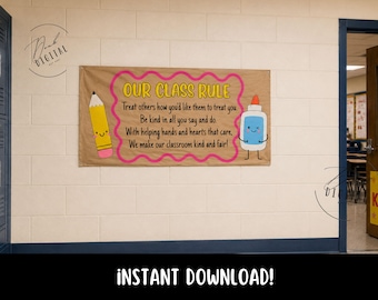 Class Rules Banner Template: (PDF)