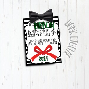 This RIBBON-Height Ribbon Keepsake- Parent Gift- Christmas Gift