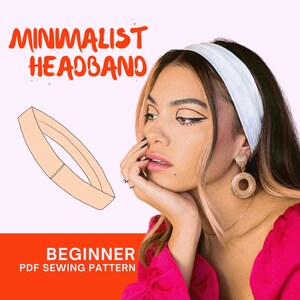 Minimalist Headband Sewing Pattern: DIY Vintage Hair Accessory (PDF Download)