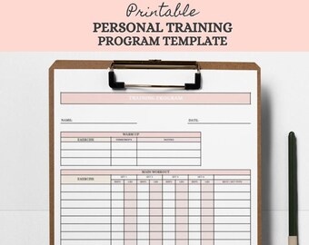 training program etsy