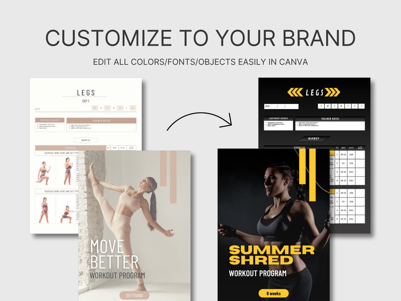 Personal Trainer Program Templates: Customizable Fitness E-book (PDF ...
