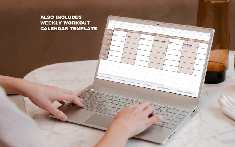 Personal Trainer Program Template: 6-week Workout Tracker (PDF) - Etsy