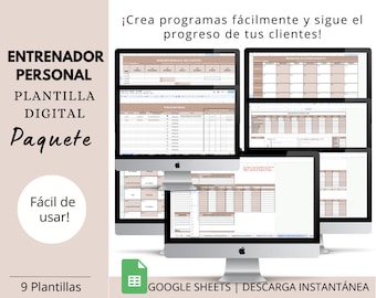 Personal Trainer Templates | Measurement Forms, Food Diary (Google Sheets)