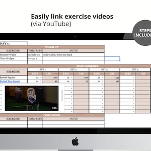 Personal Training Client Template Forms BUNDLE / Exercise Library ...