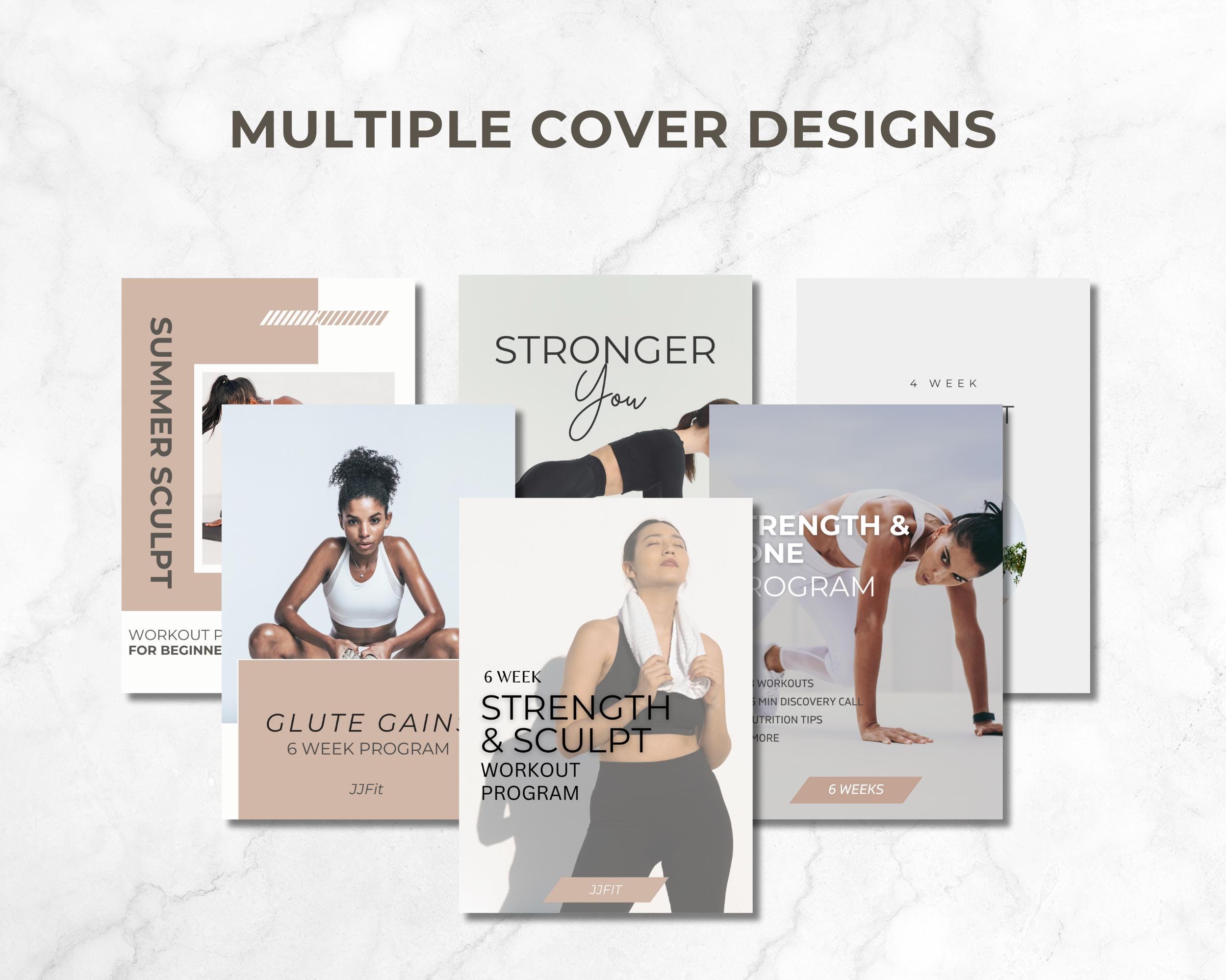 Personal Trainer Program PDF Templates: Canva Workout Plan - Etsy