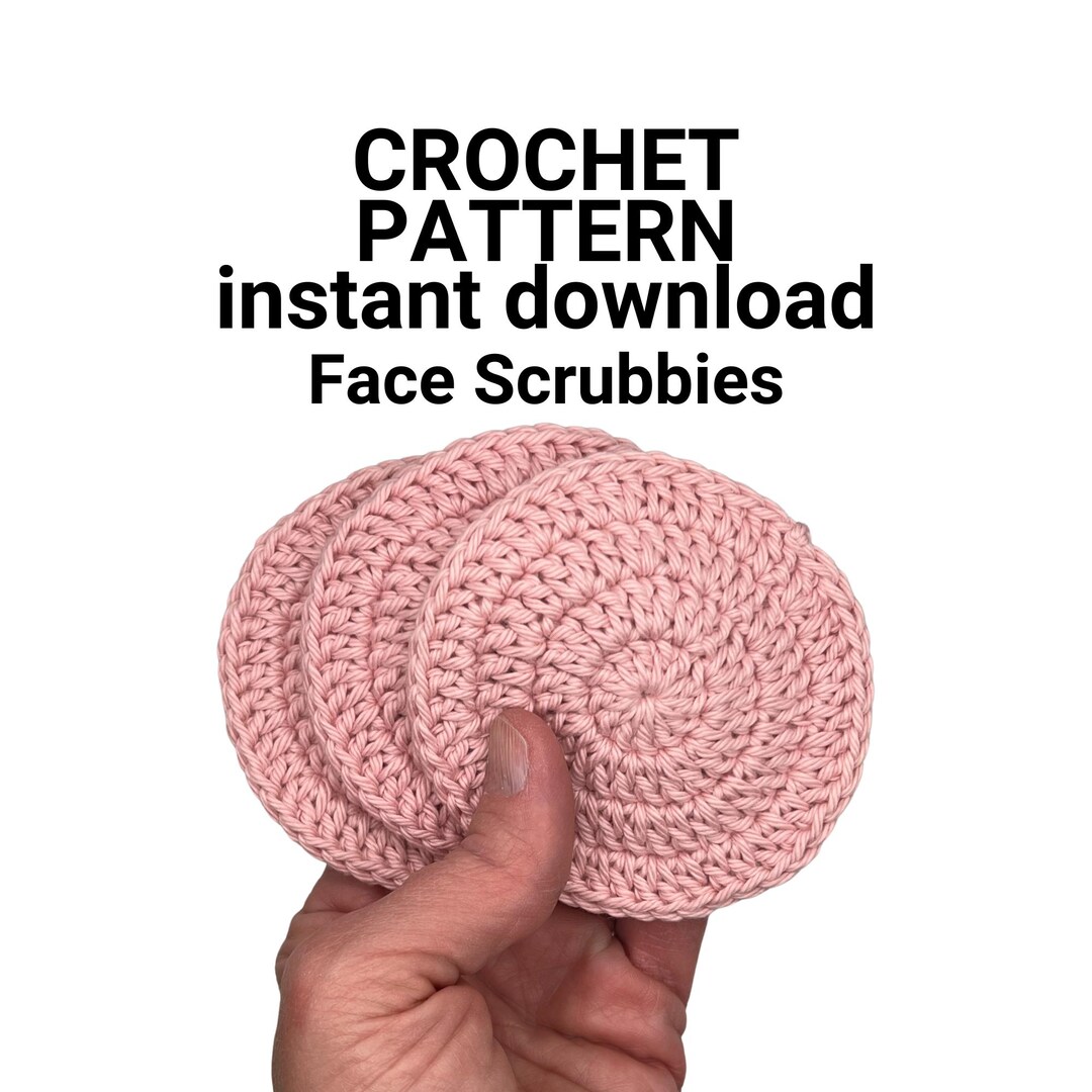Face Scrubby Crochet Pattern/digital Download/pdf/easy to Make/beginner ...