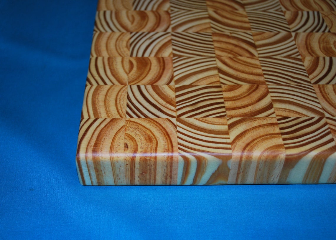 Southern Yellow Pine End Grain Cutting Board 12 1/2 L Etsy