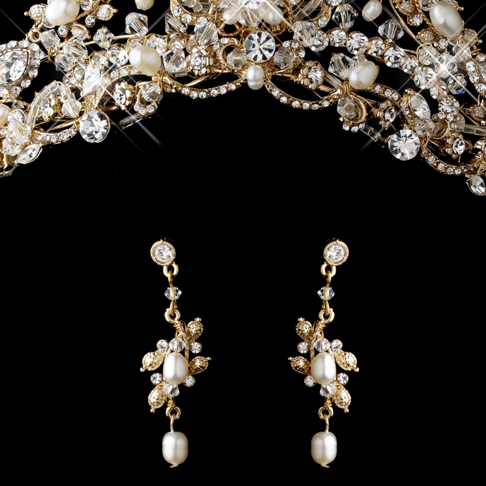 Pearl crown necklace Clearance