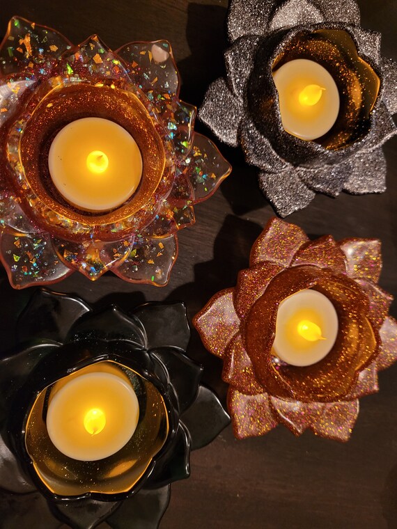 Lotus Votive Candle Holder Etsy