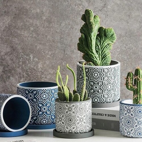 Minimalist Planter With Drainage Planter Pot Succulent Etsy