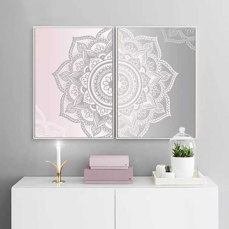 Mandala Wall Art Prints Zen Wall Art Mandala Wall Art Etsy