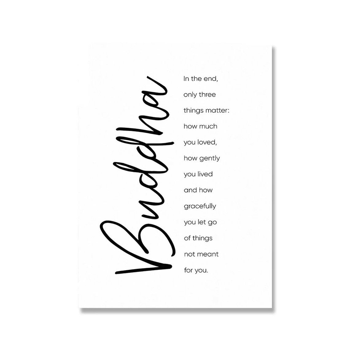 Buddha Wall Art Buddhist Canvas Print Zen Wall Art Zen Etsy