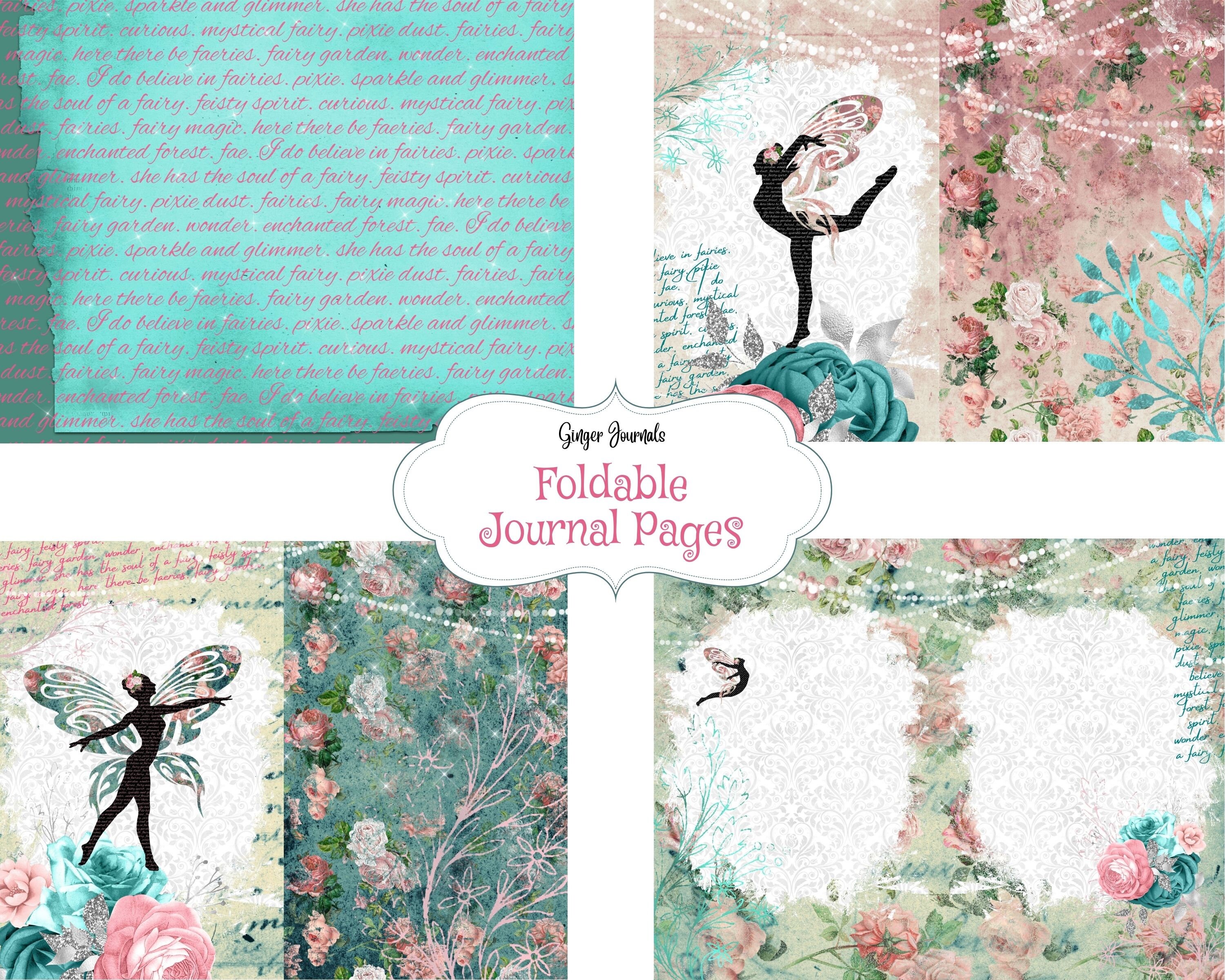 Fairy Junk Journal Kit Fairies Ephemera Junk Journal - Etsy