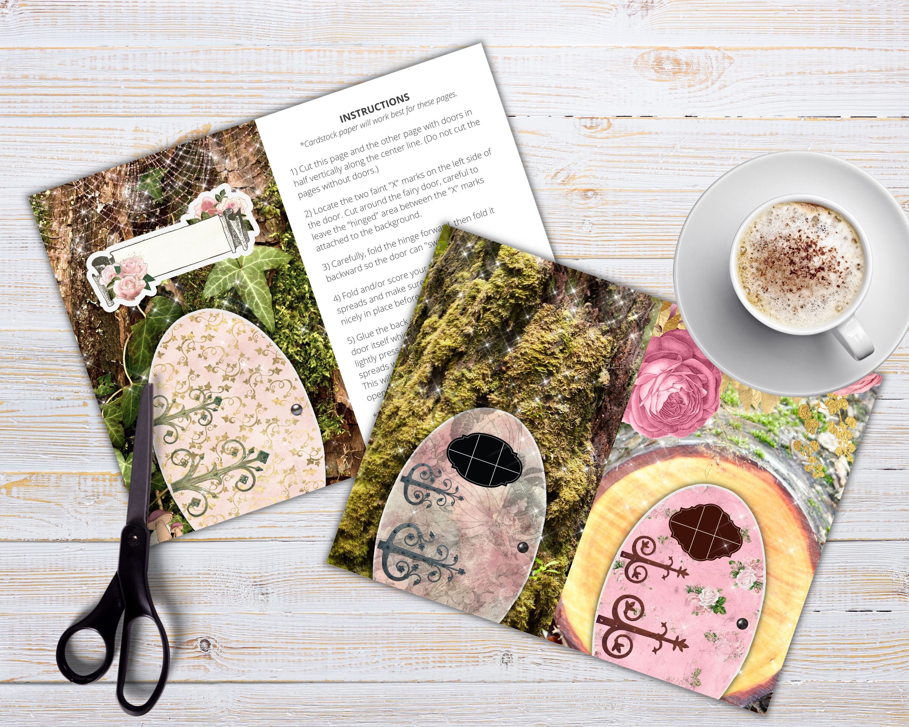 Fairy Door Junk Journal Pages, Digital Download, Junk Journal Printable ...