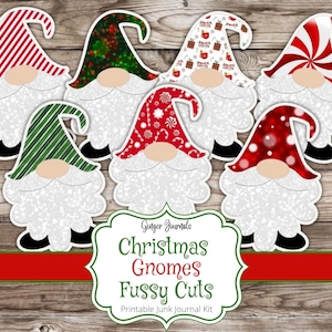 クリスマス ノーム ファジー カット、クリスマス ノーム、エフェメラ キット、ジャンク ジャーナル プリンタブル、ジャンク ジャーナル キット、クリスマス ジャンク ジャーナル、CM、GM