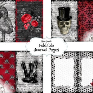 Gothic Junk Journal Kit, Witch Junk Journal Kit, Printable Journal ...