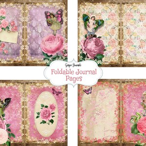 Fairy Junk Journal Kit, Shabby Vintage Fairy Garden, Journal Printable ...