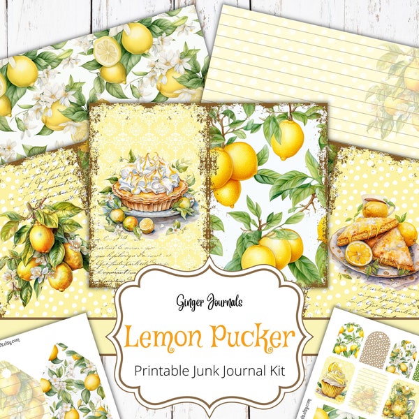 Lemon Print - Etsy