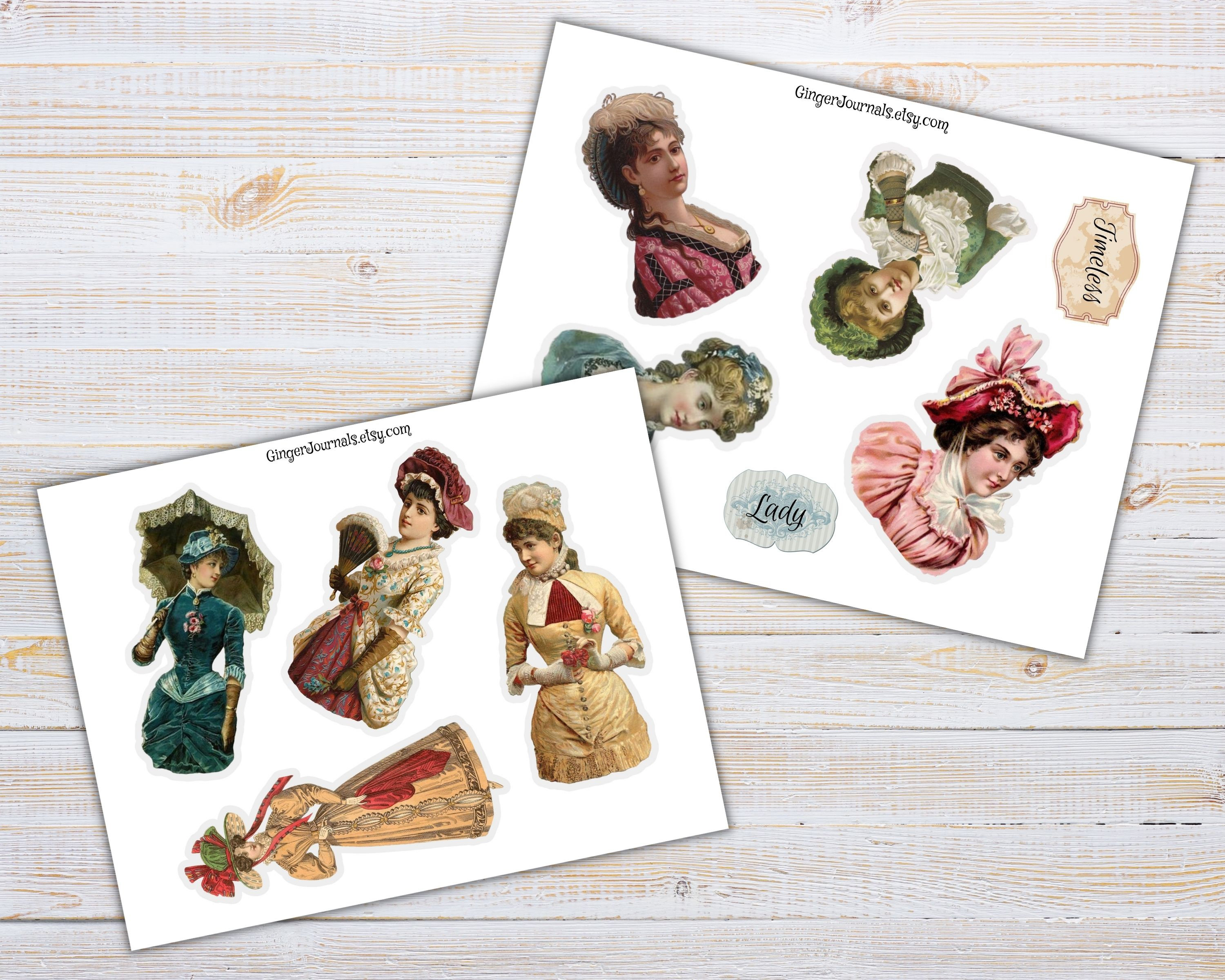 Vintage Victorian Ephemera Digital File Scraps Junk Journal - Etsy