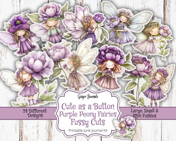 ジャンクジャーナル　Flower Fairies Purple 雑貨・ステーショナリー ジャンクジャーナル Flower Fairies Purple